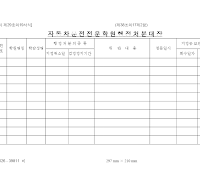 자동차운전전문학원행정처분대장